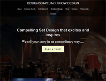 Tablet Screenshot of designscape-inc.com